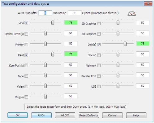 Test Configuration Setup