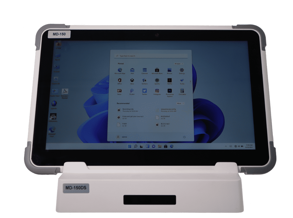 MD-150 on a docking station